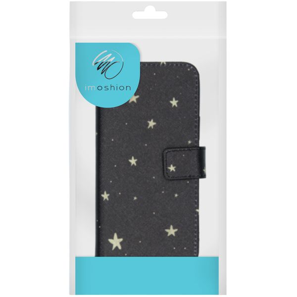 imoshion Design TPU Klapphülle iPhone 12 Mini - Stars Gold