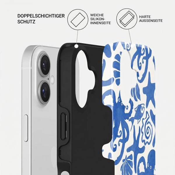 Burga Tough Back Cover MagSafe Apple iPhone 16 - Nera