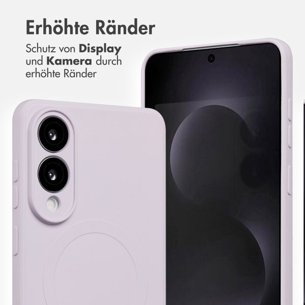 imoshion Color Back Cover mit MagSafe Samsung Galaxy S25 Edge - Violett