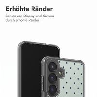imoshion Design Hülle Samsung Galaxy S24 - Polka Dot Mintgroen