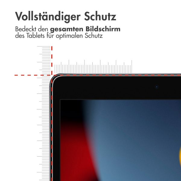 imoshion Displayschutz aus gehärtetem Glas Apple iPad 9 (2021) 10.2 Zoll / iPad 8 (2020) 10.2 Zoll / iPad 7 (2019) 10.2 Zoll
