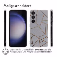 imoshion Design Hülle Samsung Galaxy S24 - White Graphic