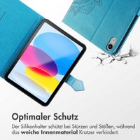 imoshion Mandala Klapphülle Apple iPad 11 (2025) 11 Zoll A16 / iPad 10 (2022) 10.9 Zoll - Türkis