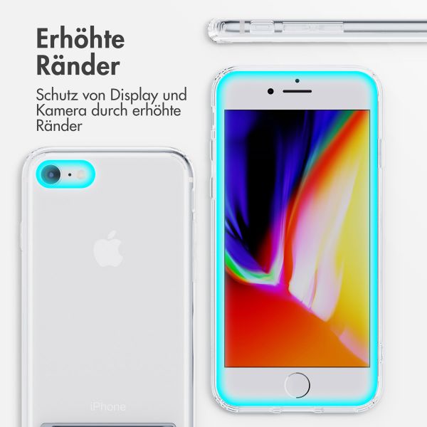 imoshion Back Cover mit Ständer Apple iPhone SE (2022 / 2020) / 8 / 7 - Transparent