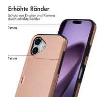 imoshion Backcover mit Kartenfach Apple iPhone 17 - Rosé gold