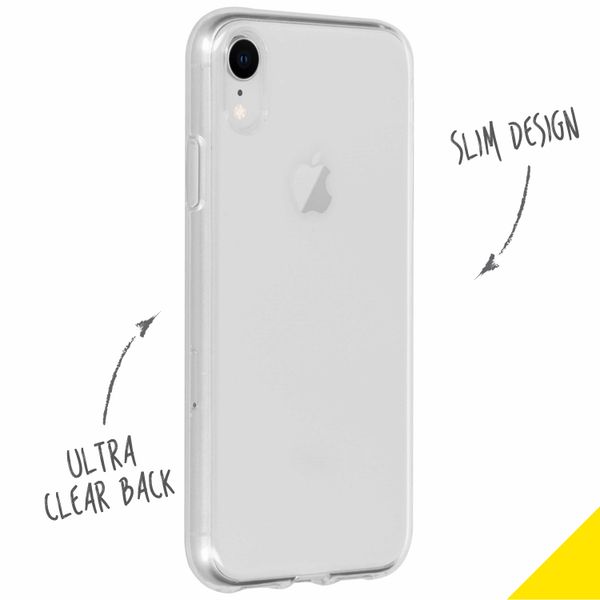 Accezz TPU Clear Cover Transparent für iPhone Xr