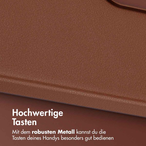 Accezz MagSafe Leather Backcover Samsung Galaxy A36 / A56 - Kaffeebraun