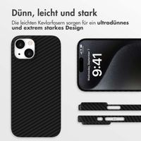Accezz MagSafe Kevlar Hülle Apple iPhone 15 - Schwarz