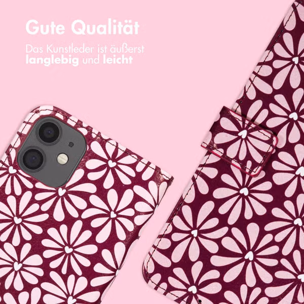 imoshion Design Klapphülle Apple iPhone 12 (Pro) - Bloom Love Blush