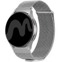 imoshion Magnetisches Milanaise Armband -   Universelle 20 mm Anschluss - Größe M - Silber