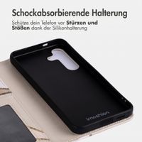 imoshion Design Klapphülle Samsung Galaxy S24 - Beige Graphic