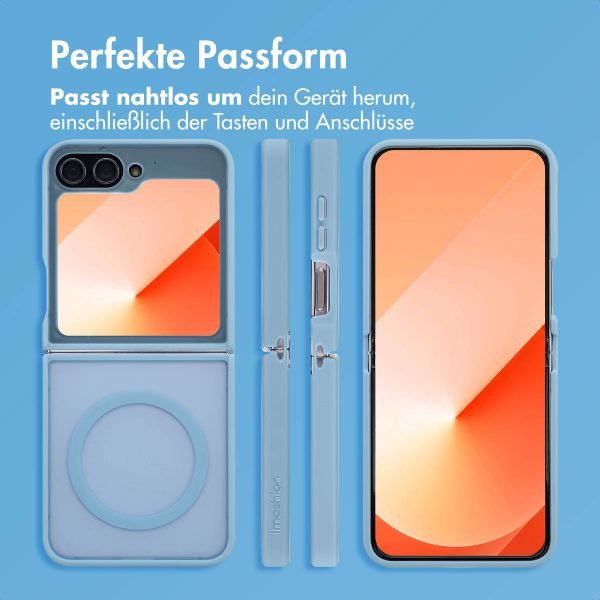 imoshion Color Guard Back Cover mit MagSafe für das Samsung Galaxy Z Flip 6 - Hellblau