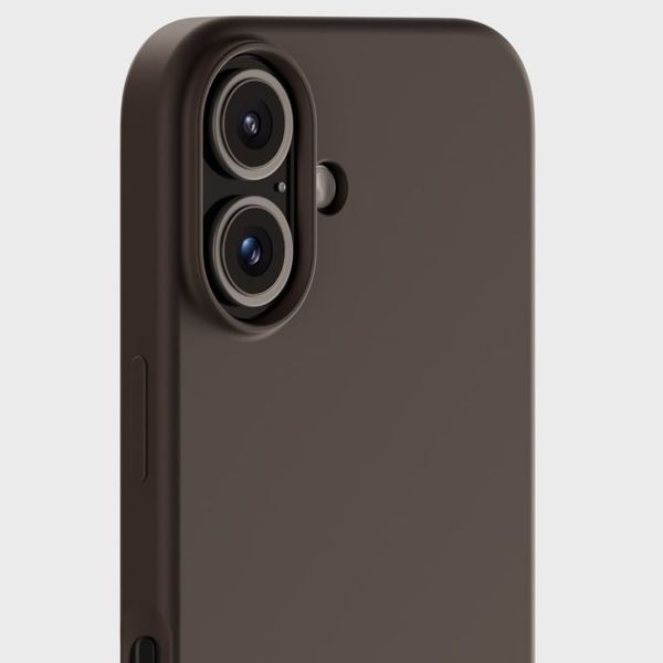 Holdit Silicone Case für das iPhone 16 Plus - Chocolate