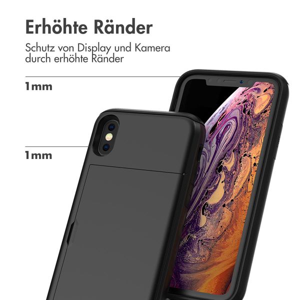 imoshion Backcover mit Kartenfach Apple iPhone X / Xs - Schwarz