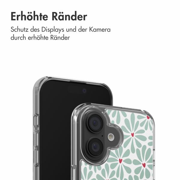 imoshion Design Hülle Apple iPhone 16 - Bloom Love Sage Green
