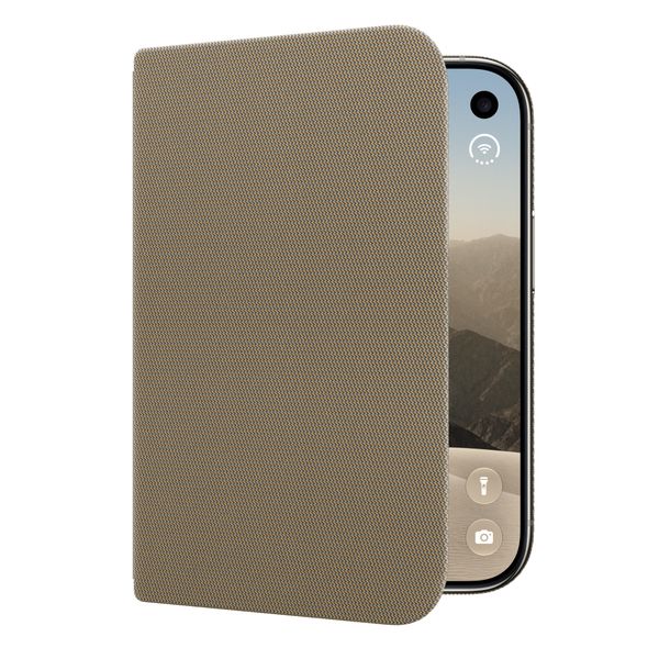 Apple Klapphülle mit Standfunktion Apple iPhone Duo - Taupe