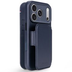 Decoded 2 in 1 Leather Klapphülle MagSafe Apple iPhone 18 Pro / 17 Pro - Midnight