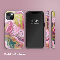 Selencia Vivid Rückabdeckung mit MagSafe Apple iPhone 13 - Marble Pink