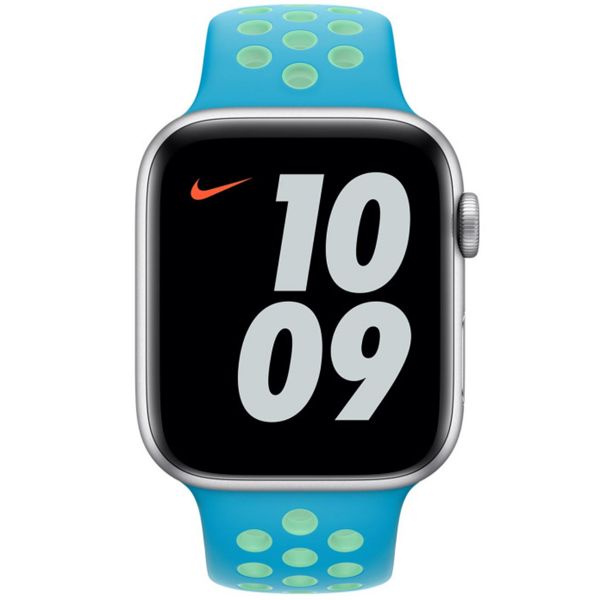 Apple Sport Band für die Apple Watch Series 1-10 / SE / Ultra (2) - 42/44/45/46/49 mm - Chlorine Blue/Green Glow