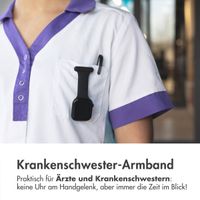 imoshion Pflegekräfte Silikonarmband für das  Apple Watch Series 1 t/m 9 / SE (38/40/41 mm) | Series 10 / 11 (42 mm) - Schwarz