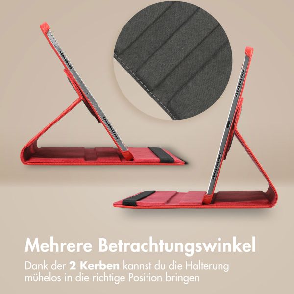 imoshion 360° drehbare Klapphülle Apple iPad Pro 12.9 (2022) / Pro 12.9 (2021) / Pro 12.9 (2020) - Rot