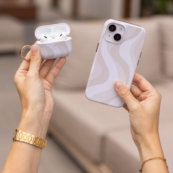 Selencia Vivid Case  Apple Airpods Pro 3 - Desert Waves Beige
