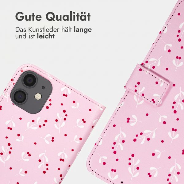 imoshion Design Klapphülle Apple iPhone 12 (Pro) - Blush Berries