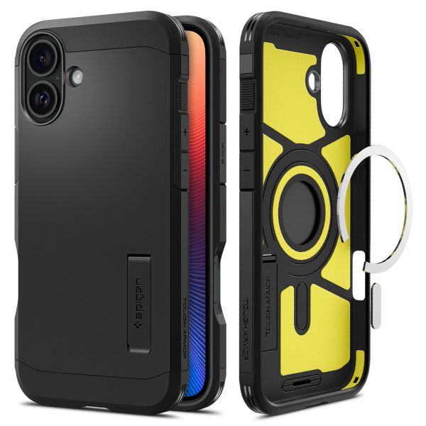 Spigen Tough Armor™ Case MagSafe für das iPhone 16 - Black