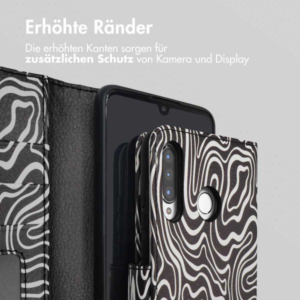 imoshion Design Klapphülle Huawei P30 Lite - Black And White