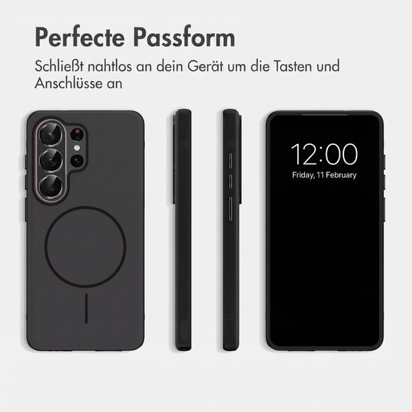 imoshion Color Backcover mit Thin MagSafe Ring Samsung Galaxy S26 Ultra - Schwarz