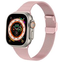 imoshion Mailändische Faltarmband für das Apple Watch Series 1-10 / SE / Ultra (2) - 42/44/45/46/49 mm - Rosa