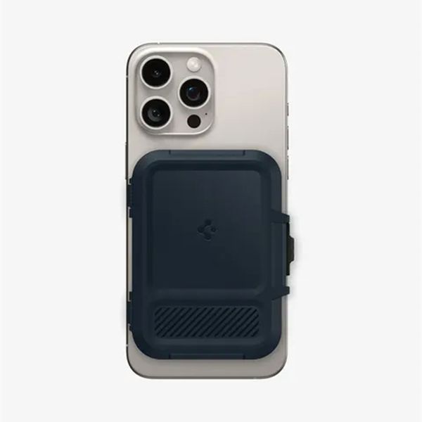 Spigen Kartenhalter mit MagSafe Lock Fit - Metal Slate