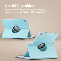 imoshion 360° drehbare Klapphülle Apple iPad 9 (2021) 10.2 Zoll / iPad 8 (2020) 10.2 Zoll / iPad 7 (2019) 10.2 Zoll - Hellblau