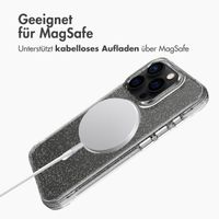 imoshion Klare Glitter Backcover mit MagSafe Apple iPhone 15 Pro - Silber