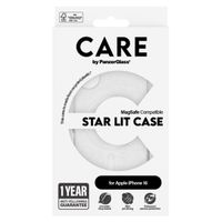 CARE by PanzerGlass Star Lit Case MagSafe für das iPhone 16 - Weiß