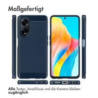 imoshion Brushed Back Cover Oppo A98 - Dunkelblau
