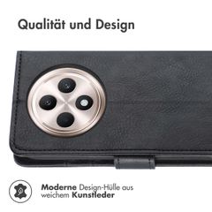 imoshion Luxuriöse Klapphülle Oppo Reno 12F 5G - Schwarz