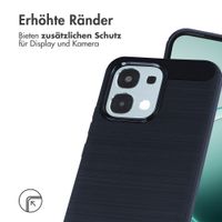 imoshion Brushed Back Cover Oppo A6 Pro (5G) - Dunkelblau