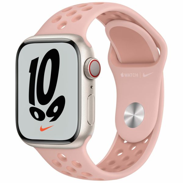 Apple Nike Sport Band für die Apple Watch Series 1-9 / SE - 38/40/41 mm / Series 10 - 42 mm - Pink Oxford/Rose Whisper