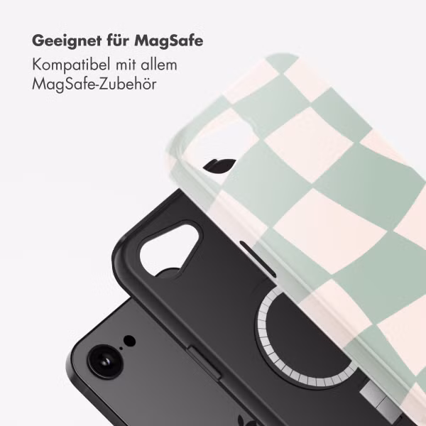 Selencia Vivid Rückabdeckung mit MagSafe Apple iPhone 16e - Groovy Sage Green
