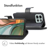 imoshion Luxuriöse Klapphülle Motorola Moto G75 5G - Schwarz