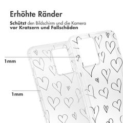 imoshion Design Hülle Motorola Moto G54 - Hearts
