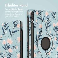 imoshion 360° drehbare Design Klapphülle für das Samsung Galaxy Tab S10 Plus / Tab S9 Plus / Tab S9 FE Plus - Flowers