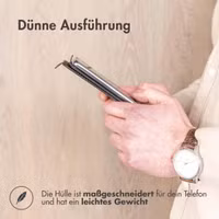 Accezz Flip Case für das Samsung Galaxy A56 - Schwarz