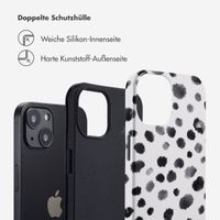 Selencia Vivid Tough Back Cover für das iPhone 13 - Trendy Leopard