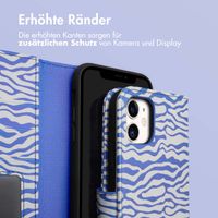 imoshion ﻿Design Klapphülle für das iPhone 11 - White Blue Stripes