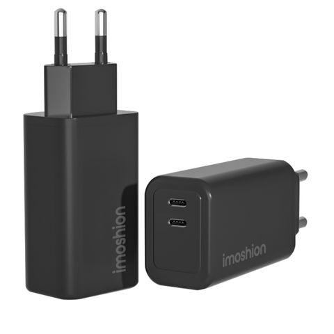 imoshion 35 Watt Ladegerät | 2x USB-C - Schwarz