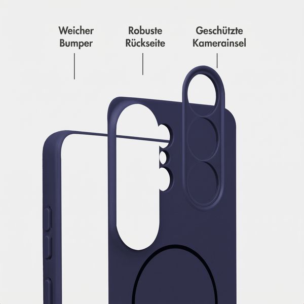 Accezz Grip Backcover mit MagSafe Samsung Galaxy S26 Ultra - Dunkelblau