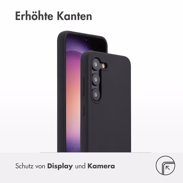 Accezz Liquid Silikoncase Samsung Galaxy S23 - Schwarz