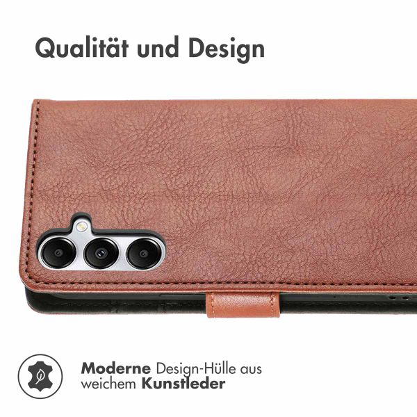 imoshion Luxuriöse Klapphülle Samsung Galaxy A17 - Braun